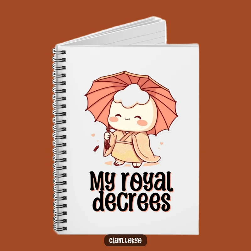 Funny Clam Journal Notebook: Royal Kimono, Write Your Elegant & Humorous Notes